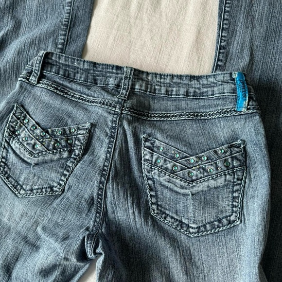 Vintage Y2K Apollo low rise bootcut embedded jeans - Picture 5 of 7